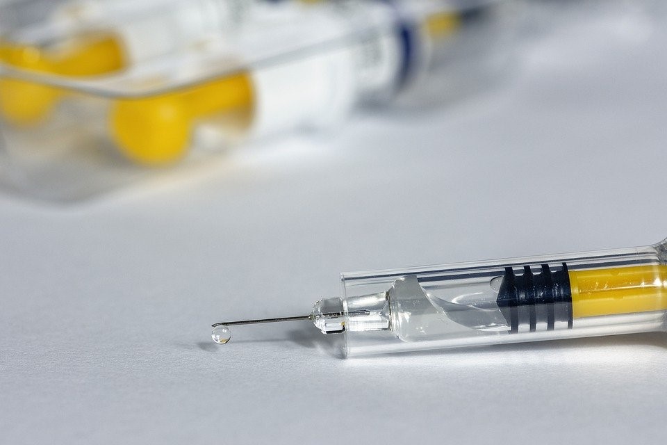 Syringe Representing COVID-19 Vaccine